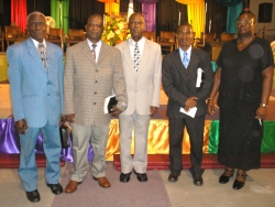 Bishop Lizimba, the National Overseer of the Full Gospel Church of God in Barbados at the New Testament Church of God Mission Convention 2006. 