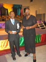 Pastor Duncan Mboma in Barbados for the New Testament Church of God Missions Convention 2006 with Evangelist Alldene Jordan