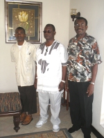 Pastor Duncan Mboma in Barbados  with Bishop Lizimba and Pastor Hunt 