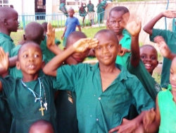 Ugandan school children